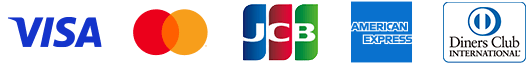 Visa / MasterCard / JCB / American Express / Diners Club